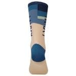 Vớ xe đạp Baisky Sport Socks, freesize, màu Cream/Dark Blue - Ảnh 2