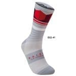 Vớ xe đạp Baisky Sport Socks, freesize, màu White Red