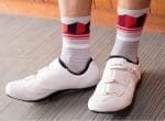 Vớ xe đạp Baisky Sport Socks, freesize, màu White Red - Ảnh 4