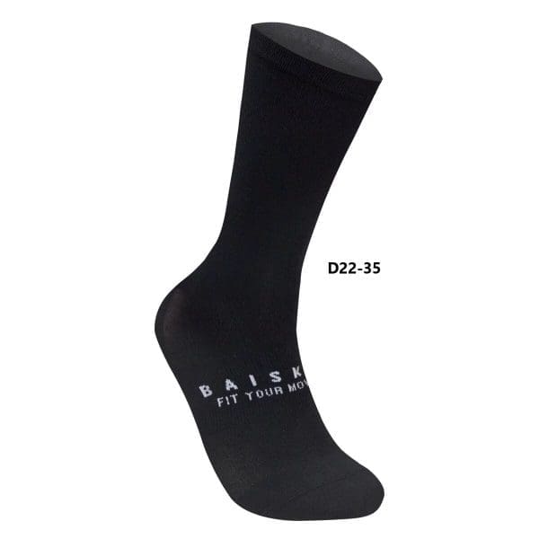 Vớ xe đạp Baisky Sport Socks, freesize, màu PURITY Black - Ảnh 1