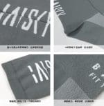 Vớ xe đạp Baisky Sport Socks, freesize, màu PURITY Gray - Ảnh 5