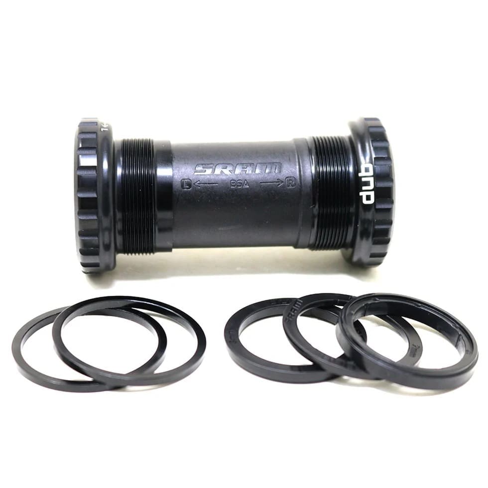 BB BSA DUB 00.6418.015.000-2 Trục giữa Sram 00.6418.015.000 AM BB BSA DUB 68/73 Road/MTB73/Road wide - Ảnh 1
