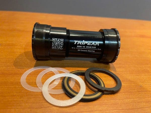Trục giữa Tripeak Twist Fit BB86/92 trục giò Sram DUB & Rotor 30/R&M, bạc đạn Ceramic Bearing/Steel Bearing - Ảnh 1