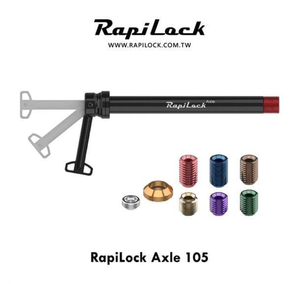 Cây ty đĩa xe Road, hiệu Rapilock Through Axle Set for Roaddisc Front φ12x100/φ12x142 - Ảnh 1