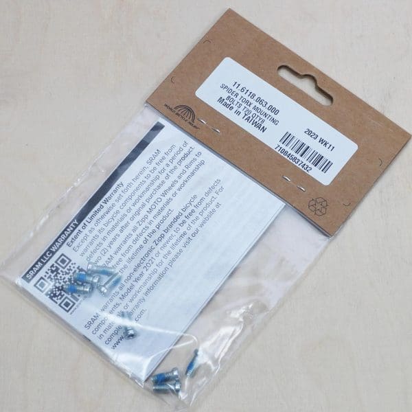 Bộ ốc giò Sram Spider Torx Mounting Bolts T20 QTY8 11.6118.063.000 - Ảnh 2