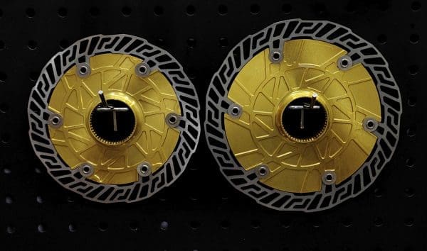 Dĩa thắng Chaser Aerotor Rotor Centerlock Aero Rotor 104g Roadbike Disc Brake TT Time Trail Triathlon 140mm/160mm Aero - Ảnh 8