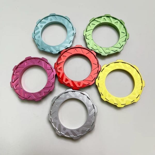 Khóa dĩa thắng Shi/Sram 6g Aluminium Rotor CenterLock Cover Shimano Sram Centerline CLX XR M9100 M8100 R9250 R9270 R9150 R9170 R8170 MT800 MT900 RT800 RT900 - Ảnh 1