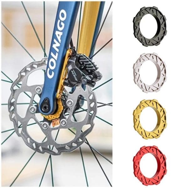 Khóa dĩa thắng Shi/Sram 6g Aluminium Rotor CenterLock Cover Shimano Sram Centerline CLX XR M9100 M8100 R9250 R9270 R9150 R9170 R8170 MT800 MT900 RT800 RT900 - Ảnh 5