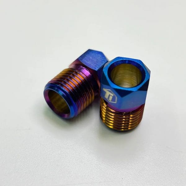 1 con Ốc bắt dây dầu vào heo dầu hiệu Ti-parts, Titanium Hose Nut for Shimano Road & MTB Hydraulic Disc Brake Hose Nut Anti Rust Maintenance Screw Bolt Nut - Ảnh 13