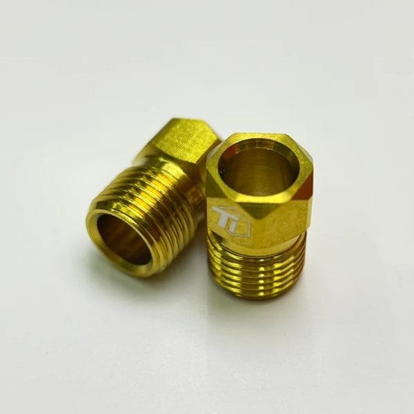 1 con Ốc bắt dây dầu vào heo dầu hiệu Ti-parts, Titanium Hose Nut for Shimano Road & MTB Hydraulic Disc Brake Hose Nut Anti Rust Maintenance Screw Bolt Nut - Ảnh 9
