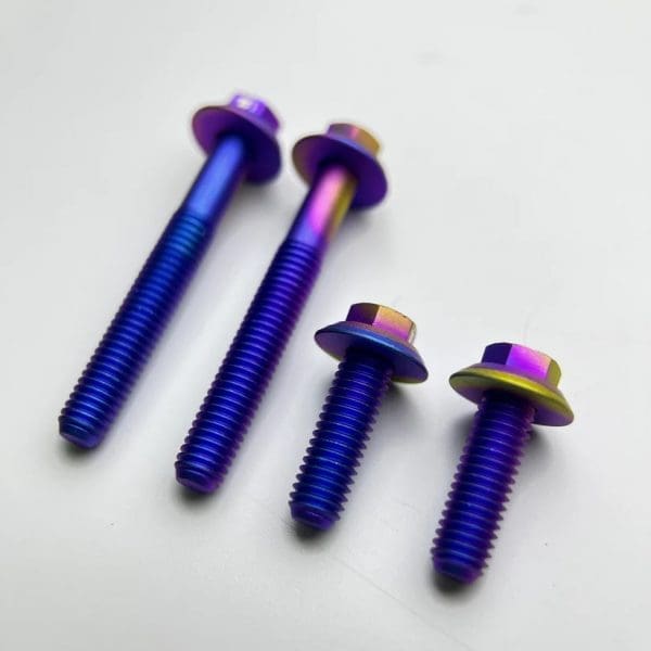 1 con Ốc bắt heo dầu hiệu Ti-parts,Titanium M5 Hex Bolt Upgrade for Road Disc Brake Caliper Mount | R9270 R8170 R9170 R8070 R7170 105 Ultegra Dura Ace Sram Red E1 Force Rival Apex - Ảnh 12
