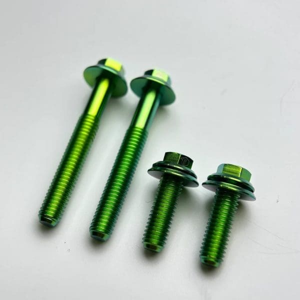 1 con Ốc bắt heo dầu hiệu Ti-parts,Titanium M5 Hex Bolt Upgrade for Road Disc Brake Caliper Mount | R9270 R8170 R9170 R8070 R7170 105 Ultegra Dura Ace Sram Red E1 Force Rival Apex - Ảnh 11