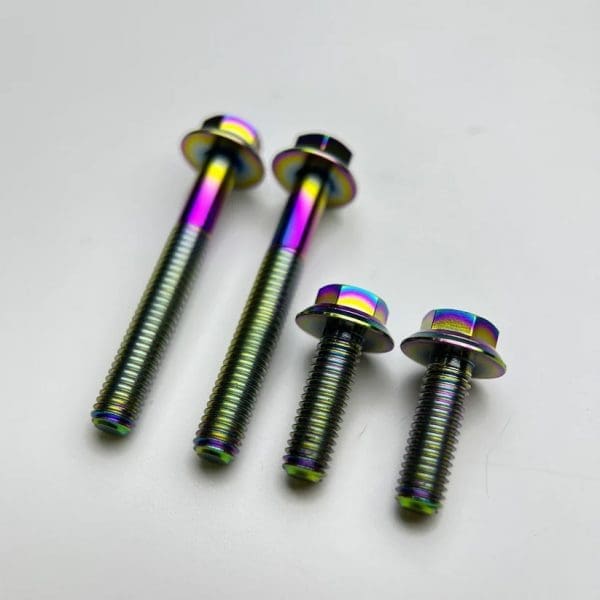 1 con Ốc bắt heo dầu hiệu Ti-parts,Titanium M5 Hex Bolt Upgrade for Road Disc Brake Caliper Mount | R9270 R8170 R9170 R8070 R7170 105 Ultegra Dura Ace Sram Red E1 Force Rival Apex - Ảnh 7