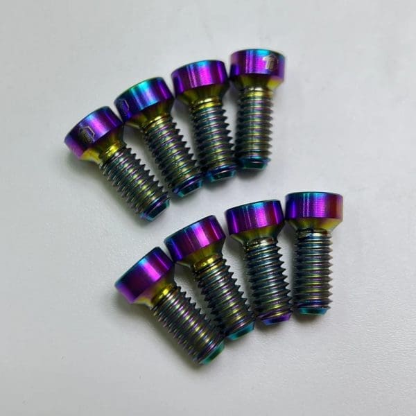 Ốc khóa dĩa sram vào giò dĩa sram, Titanium Bolt for SRAM Direct Mount Road Chainring 12 speed DUB RED E1 eTap AXS Force Rival Titanium Screw Grade 5 - Ảnh 13