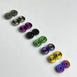 1 con Ốc lỗ bơm dầu tay lắc hiệu Ti-parts, Titanium Bleed Screw for Shimano Road Shifter | 9270 9170 9120 8070 8020 7020 GRX RX810 Dual control lever Y0C698030 Oil