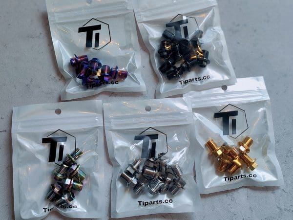1 con Ốc nối dây dầu vào tay lắc hiệu Ti-parts, Titanium Bolt for Shimano Road Disc Brake Shifter Hose Nut Screw | 9270 9170 8170 8070 7170 7020 Hydraulic - Ảnh 6