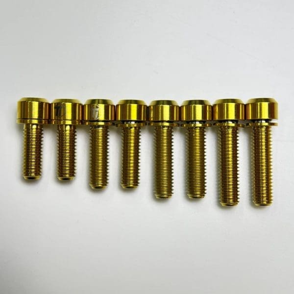 1 con Ốc potang hiệu Ti-parts Titanium M5 Narrow Head Stem Bolt Ti-Parts M5x20 Aero Handlebar Road/MTB - Ảnh 12