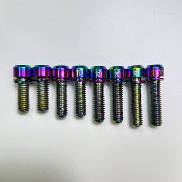 1 con Ốc potang hiệu Ti-parts Titanium M5 Narrow Head Stem Bolt Ti-Parts M5x20 Aero Handlebar Road/MTB - Ảnh 10