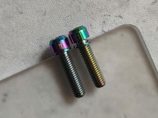 1 con Ốc potang hiệu Ti-parts Titanium M5 Narrow Head Stem Bolt Ti-Parts M5x20 Aero Handlebar Road/MTB - Ảnh 11