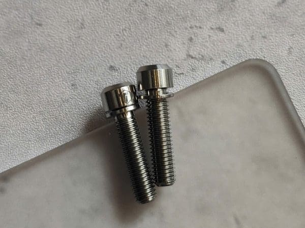 1 con Ốc potang hiệu Ti-parts Titanium M5 Narrow Head Stem Bolt Ti-Parts M5x20 Aero Handlebar Road/MTB - Ảnh 9