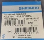 Pát/móc củ đề, Shimano RD-R8000 Bracket Axle Unit for Norm Y3E998020 - Ảnh 2