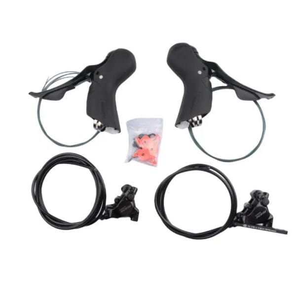 Cặp tay lắc kèm heo dầu 12s Shimano 105 Disc ST-R7120+BR-R7120 Disc Brake/Shifter & Caliper - Ảnh 2