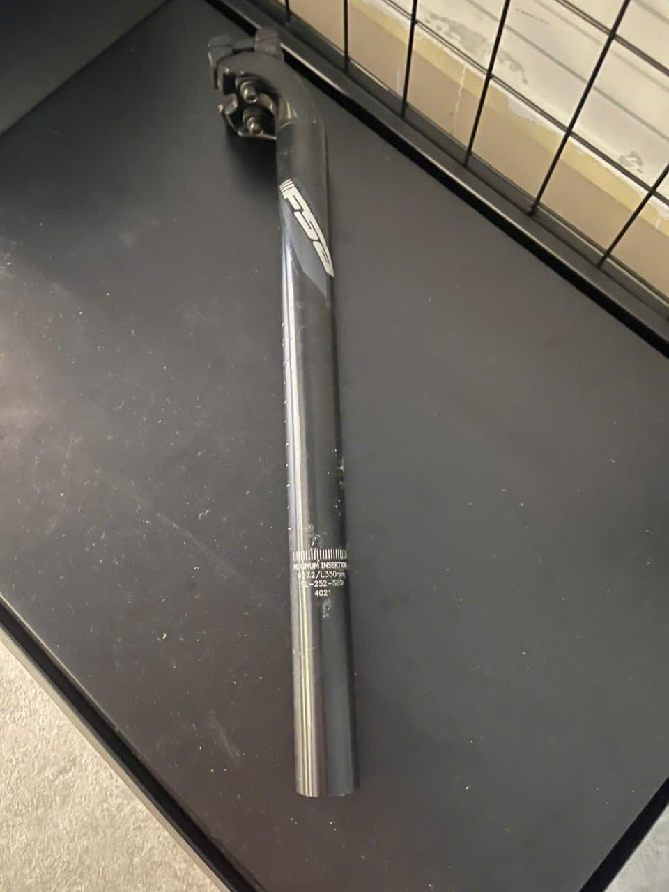 cốt yên FSA Energy 350mm-1 (Hàng cũ) Cốt yên FSA Energy nhôm SL-252-SBS ,Ø27,2mm, L350mm - Ảnh 2