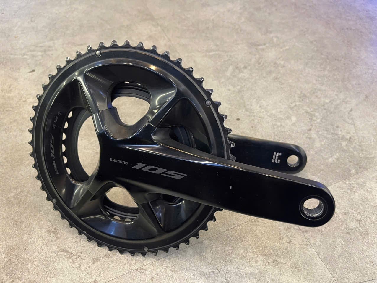 giò dĩa shimano R7100-1 (Hàng cũ) Giò dĩa Shimano FC-R7100 12s , dài 165mm, dĩa 50/34T - Ảnh 1