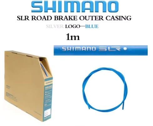 vỏ dây SLR blue-1 Vỏ dây thắng Shimano SLR 5mm -1mét - Ảnh 7