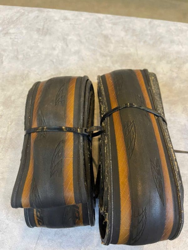 (Hàng cũ) 1 cặp Vỏ Continental GP5000STR Tubeless 700x25, Brown - Ảnh 1
