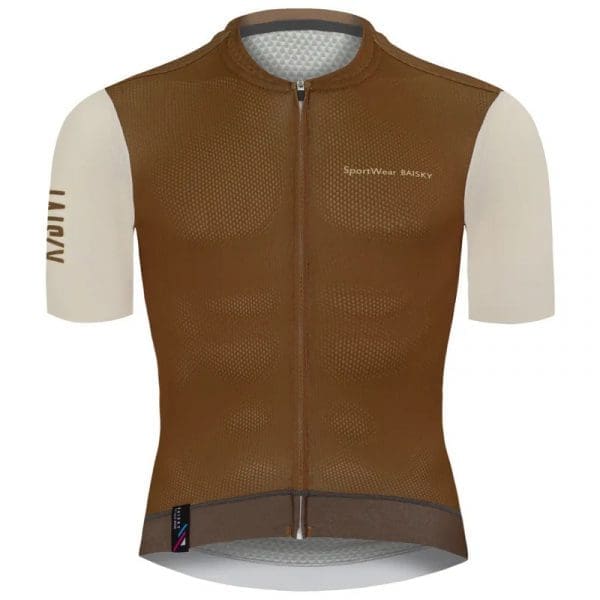 Áo đạp xe Baisky, Nam, Short Jersey màu Compared Dark Brown - Ảnh 1