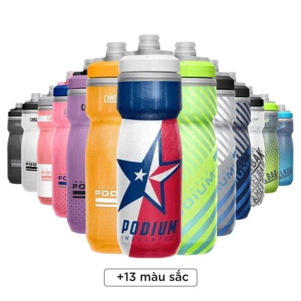 Bình nước xe đạp giữ lạnh Camelbak Podium Chill 620ml - Ảnh 1