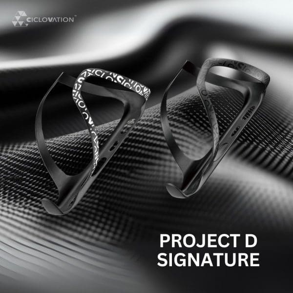Gọng bình nước bằng Carbon, hiệu Ciclovation PROJECT D - Signature - Ảnh 1