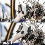 Ti-parts Titanium Universal Thru Axle for Roadbike Disc Brake | 12mm Super Aero lightweight axle with built-in Hidden QR Quick Release - Ảnh 2