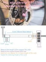 Cây ty Chaser Thru Alxe Generic for Roadbike Disc Brake /adjustable length size - Ảnh 5