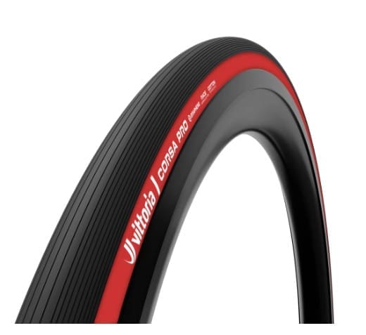 1 cái Vỏ/Lốp xe đạp Road Vittoria Corsa Pro TLR G2.0 Folding Tire, màu Limited Red Special Etidion - Ảnh 1
