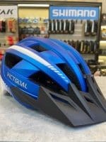 (Sale) Nón bảo hiểm xe đạp VICTGOAL có kính bảo hộ và đèn LED size M