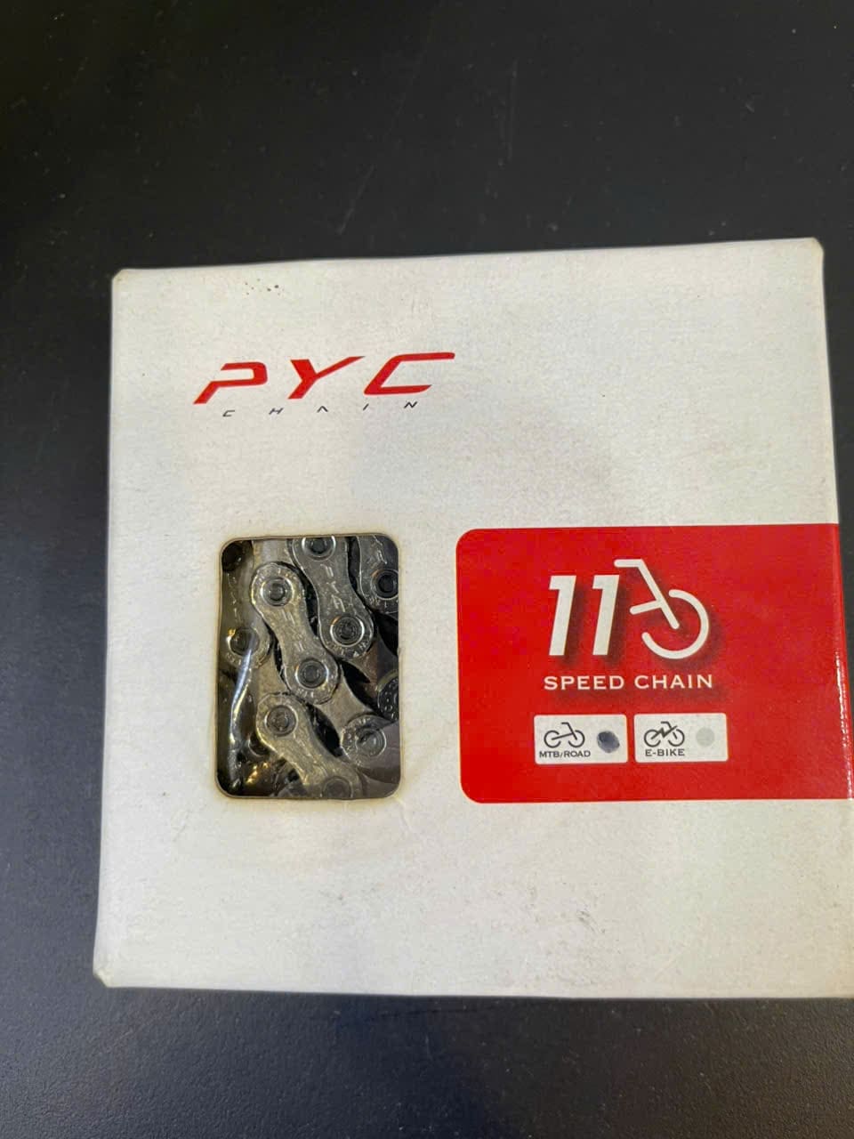 Sên PYC P1120-1 (Sale) Sên/xích xe đạp PYC P1102 chain 11s 116L, màu bạc - Ảnh 1