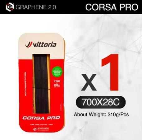 1 cái Vỏ/Lốp xe đạp Road Vittoria Corsa Pro Tube Tire G2.0 - Ảnh 7
